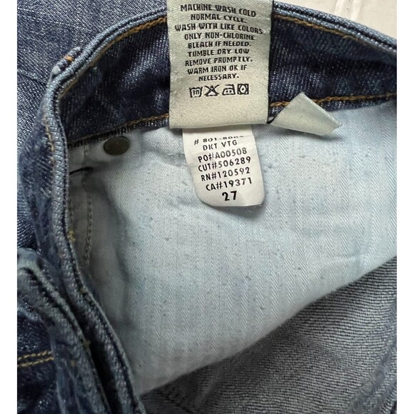 Easy Money Sterling Straight Jeans Women's Size 27 Lowrise Crop - Picture 8 of 8